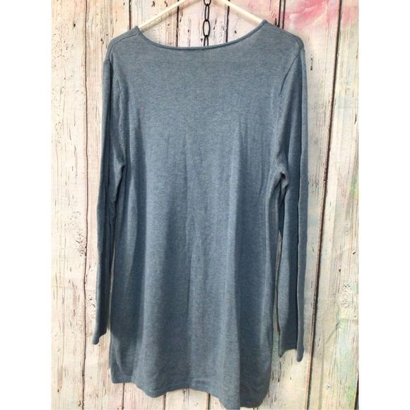 J. Jill Size M Blue Sweater ❄️☃️ - Picture 6 of 11